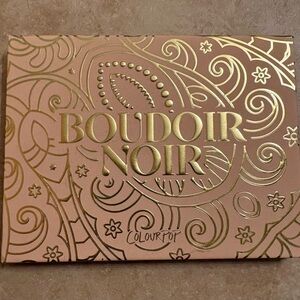 ColourPop Boudoir Noir Eyeshadow Palette - Rose Gold & Gold Embossed